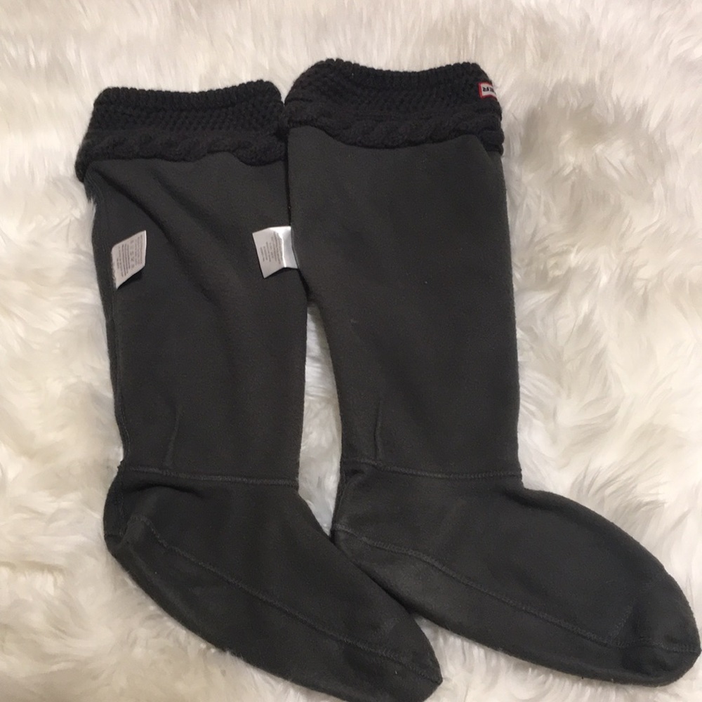 Hunter Dark Gray Rain Boots Socks - Picture 5 of 9